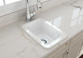 Turner Hastings Cuisine 30 single bowl fine fireclay sink - 17L, top mount or undermount, white gloss - CU30FS