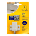 Remsafe White Mini Push Lock - 45mm x 25mm x 47mm - Secure DIY Solution - SuperSaverAU - view 1