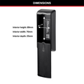 Master Lock 207DAU Magnetic Key Case, Hidden Spare Key Holder for Steel Surfaces