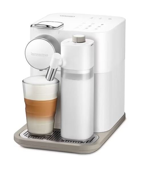 DeLonghi Gran Lattissima Nespresso machine 1.3L - White, milk frother, 19 bar pressure pump - EN640W
