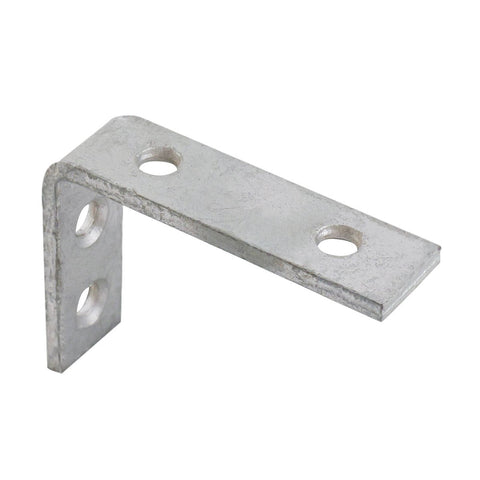 Carinya Galvanised Angle Bracket 75 x 50mm 4 Pack - Silver - SuperSaverAU - view 1