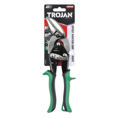 Trojan Offset Aviation Snip Right Cut for Sheet Metal
