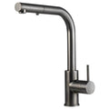 Rogerseller Tonic Square Sink Mixer with Pull Out Spray 6L/min - Graphite, 5-Star - 3606013905