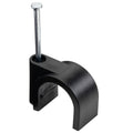 Pope 13mm Poly Mounting Clip, Polypropylene, Black, Secures Poly Tube