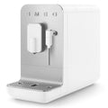 Smeg Coffee Machine with Steam - 19-Bar Pump, Stainless Steel Burrs, White - BCC12WHMAU