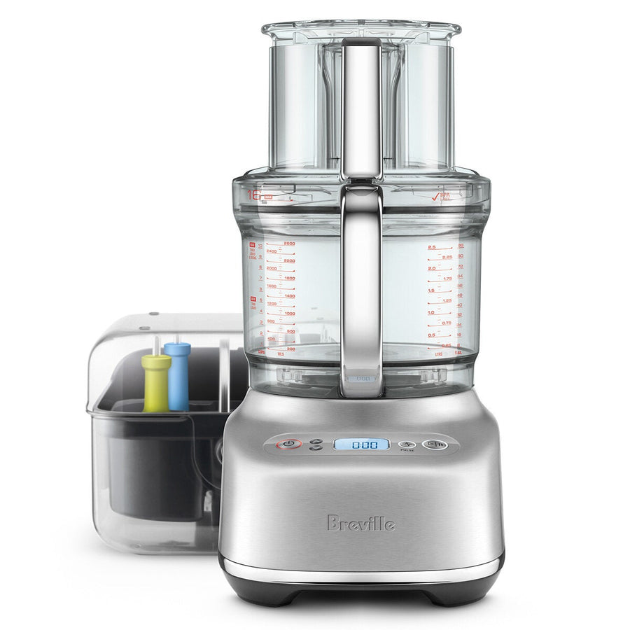 Breville the Kitchen Wizz 16 food processor - 900W, 140mm feed chute, brushed stainless steel - BFP810BSS
