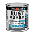 White Knight Rust Guard 250ml Machinery Grey Gloss Epoxy Enamel Paint