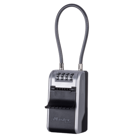 Master Lock Cable Next Gen Portable Key Safe - Steel Combination Lock Box for 10 Keys