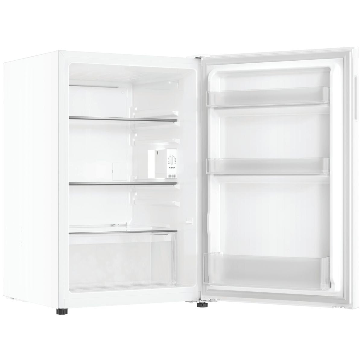 Haier 300 Series 129L bar fridge - white, 4.5 star energy rating, adjustable glass shelves - HRF130UW2