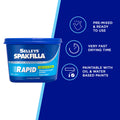 Selleys Spakfilla Rapid Paintable Sandable Gap Filler White 260g