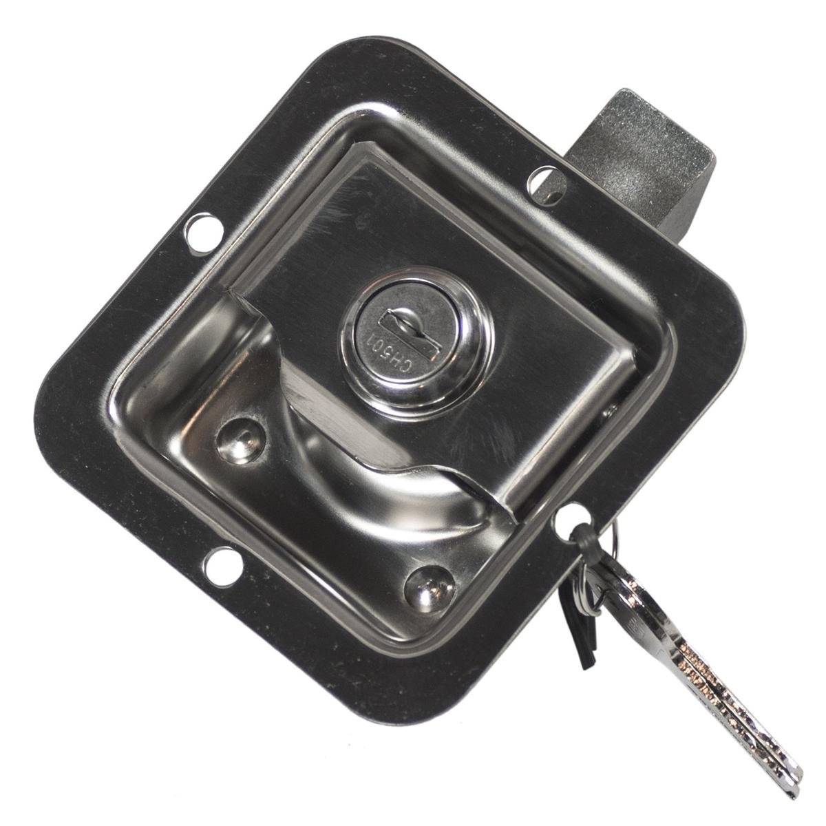 Goliath Paddle Locking Latch - 82mm Stainless Steel - Easy Access - SuperSaverAU - view 1