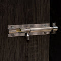 Taskmaster 100mm Chrome Plated Barrel Bolt - Solid Brass Security Solution - SuperSaverAU - view 3
