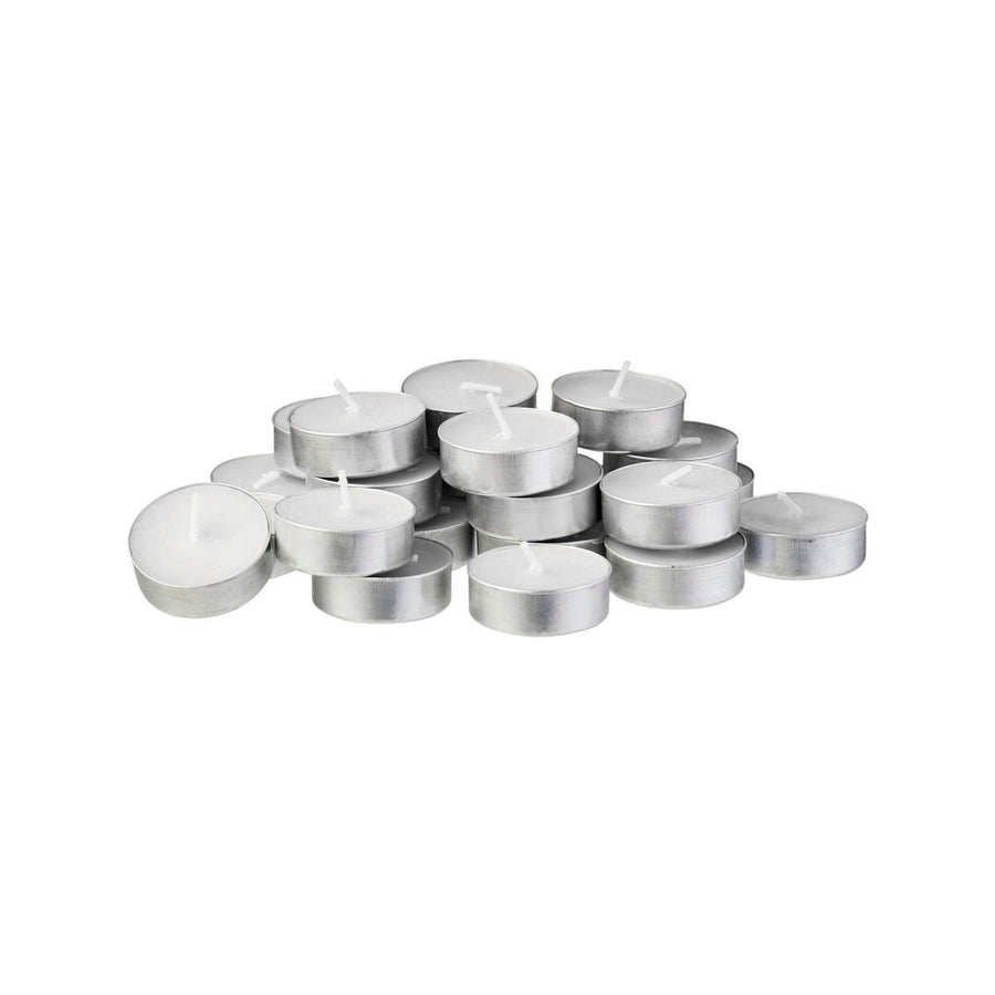 White Citronella Tealight Candle 50 Pack - 3 Hour Burn Time - White - SuperSaverAU - view 1