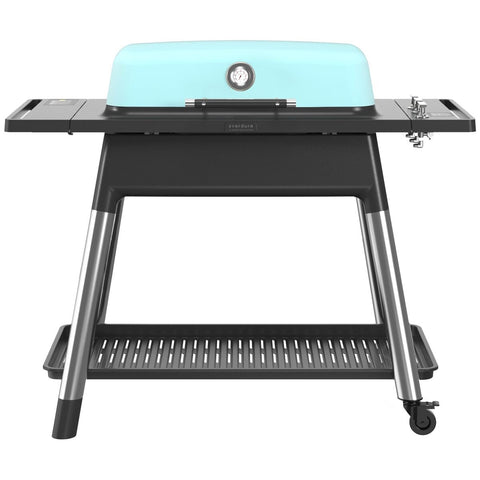 Everdure by Heston Blumenthal Furnace 3 Burner LPG BBQ - Mint, Cast Iron Plates, Rotary Ignition - E3G1MA
