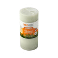 Waxworks 15cm Green Citronella Pillar Candle - Mosquito Repellent Outdoor
