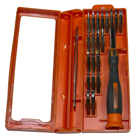 Craftright 20 Piece Precision Screwdriver Set - Metal - Storage Case - SuperSaverAU - view 1