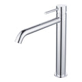 Mondella Resonance 25mm Chrome Vessel Basin Mixer, Pin Lever, 304 Stainless Steel, 7.5L/min WELS 4 Star