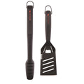 Matador Black Non-Stick BBQ Tool Set - 2 Piece Stainless Steel Tongs & Spatula