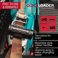 Quickloader Rebel Ratchet Strap 25mm x 4m - 400kg Lashing Capacity - 2 Pack - Orange - SuperSaverAU - view 3