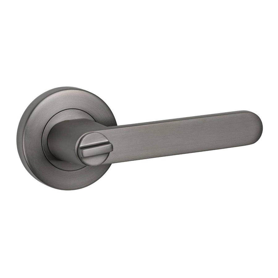 Lemaar Almeri Privacy Set - Gun Metal Grey - 126mm x 65mm x 55.6mm - Durable Finish - SuperSaverAU - view 1