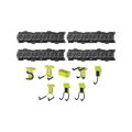 Ryobi Link 12 Piece Wall Kit - Modular Storage System - 838mm Rails - 94kg Capacity - SuperSaverAU - view 1