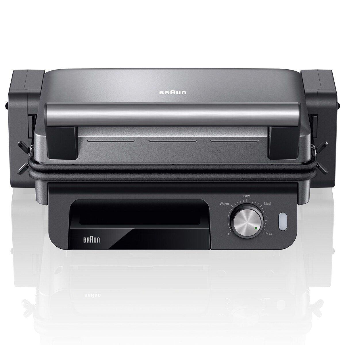 Braun MultiGrill 5 Contact Grill - 2000W, 3-in-1 Cooking, Dishwasher-Safe Plates, Black - CG5033IGY