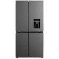 Westinghouse 492L French Door Fridge - Charcoal Matte Black, Non-Plumbed Water Dispenser, 4 Star - WQE4960BA