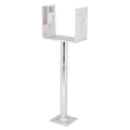 Pryda Full Stirrup Post Anchor 300x125mm M10 - Hot Dipped Galvanised Steel - SuperSaverAU - view 1