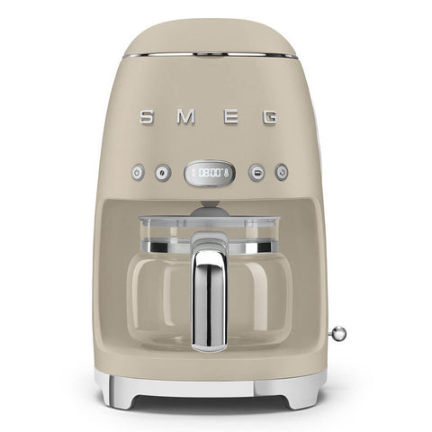 Smeg 50s Retro Style Drip Filter Coffee Machine - Moonlight, 10 Cup, LED Display, Timer - DCF02MLMAU