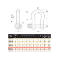 Gorilla 19mm Bow Shackle Alloy 4.75T Grade S Industrial Lifting - SuperSaverAU - view 2