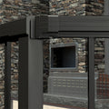 PEAK Black Aluminium Deck Balustrade Horizontal Angle Bracket Kit