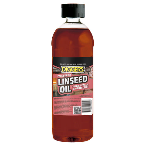 Diggers 1L Timber Oil Quicker Dry Concentrate - Brown Linseed Oil