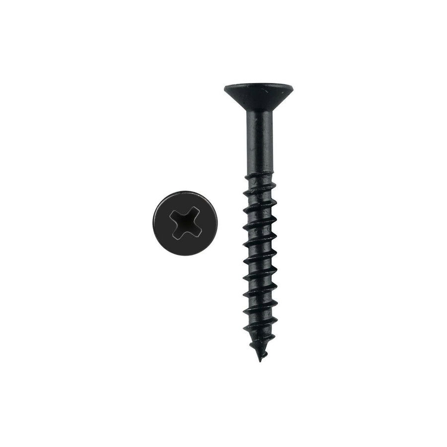 Pinnacle Countersunk Head Timber Screw 4.0mm x 30mm Black 20 Pack - SuperSaverAU - view 1