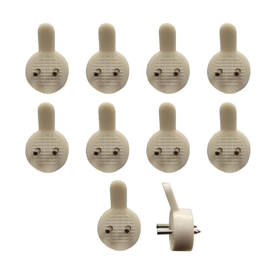 Everhang Picture Hanging Utility Hook - 47mm x 120mm - ABS Plastic - Easy Install - 10 Pack - SuperSaverAU - view 1