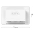 Deta Entertainment Wall Plate - 3 Gang - 35mm x 210mm x 115mm - White - Space-Saving Design - SuperSaverAU - view 4