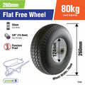 Easyroll Trolley Wheel - 3.5 x 4 - Solid Rubber - Puncture Proof - SuperSaverAU - view 2