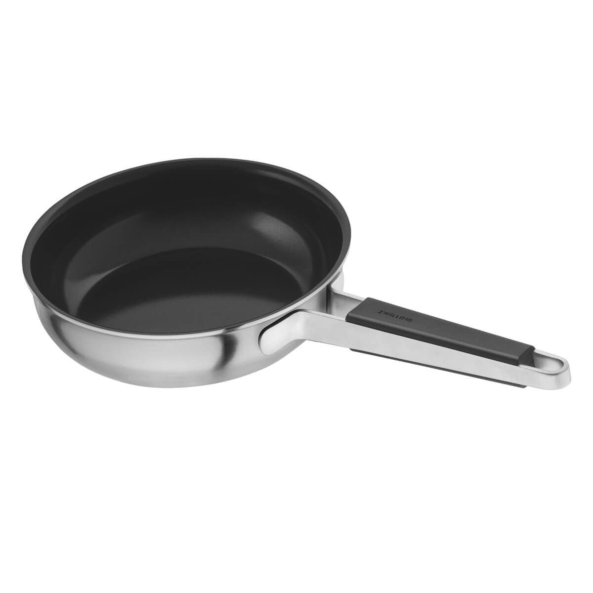 Zwilling 20cm Pure Ceraforce Stainless Steel Frying Pan - Ceramic Non-Stick, Induction Compatible - 63242