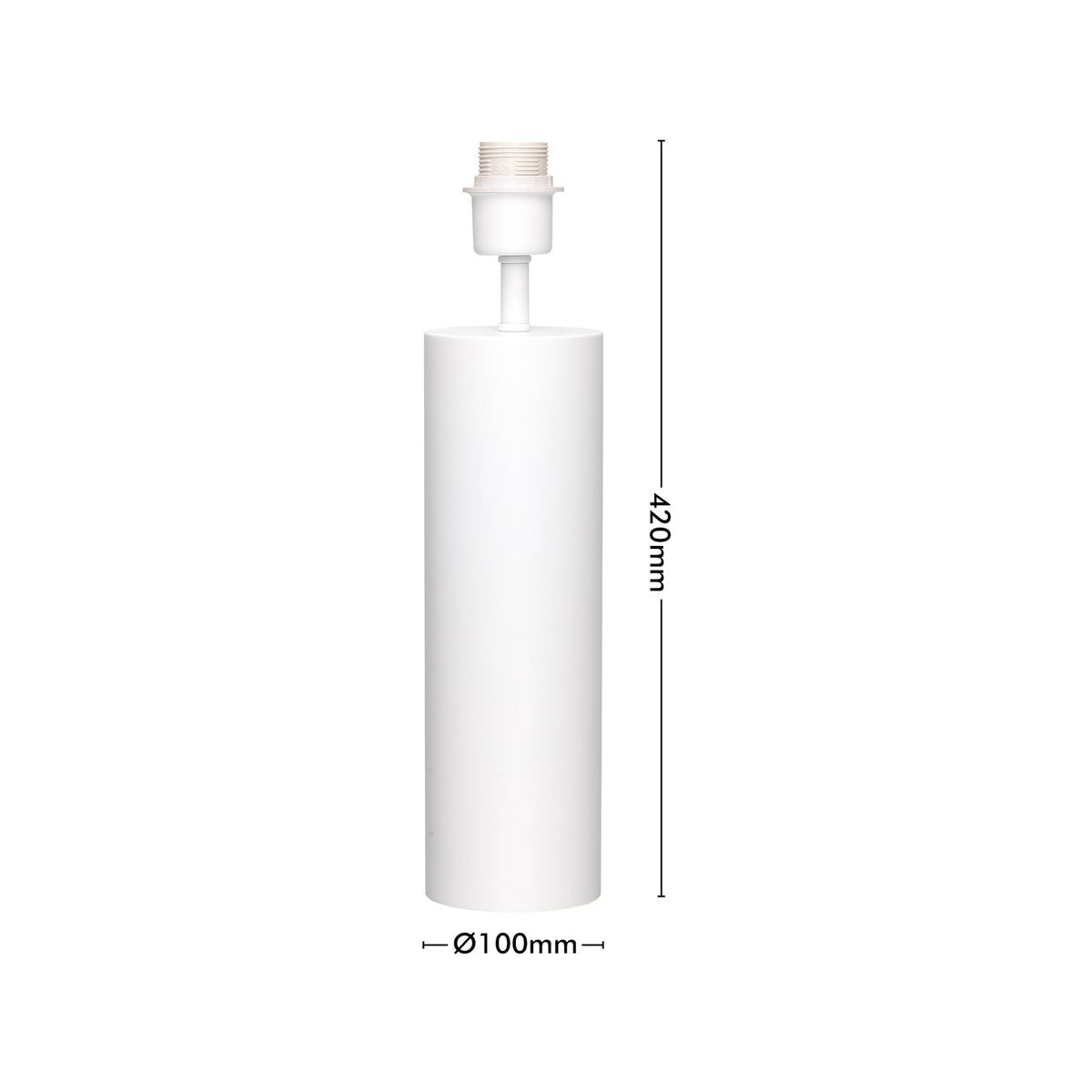 Verve Design 42cm Sierra Lamp Base - Matte White - Indoor Use - Corrosion Resistant - SuperSaverAU - view 4