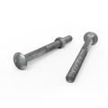 Zenith Hot Dip Galvanised Cup Head Bolts Nuts M12 x 140mm 12 Pack - SuperSaverAU - view 3