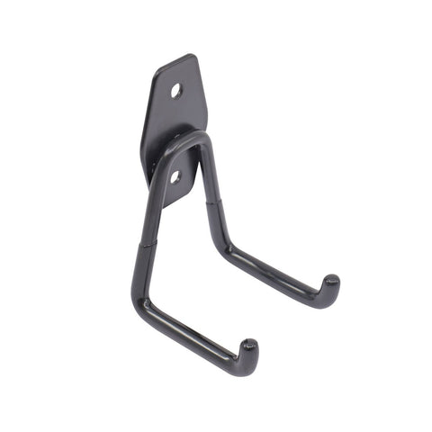 Everhang 45kg Black Small Garage U Hook 4 Pack - 40mm x 75mm x 50mm - Durable Storage Solution - SuperSaverAU - view 1