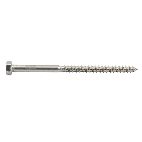 Zenith Coach Screw - M8 x 130mm - Stainless Steel - Hex Head - SuperSaverAU - view 1