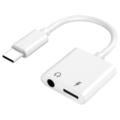 Antsig 60W USB-C Audio Adapter AP5761 - White - Fast Charging - Compact Design - SuperSaverAU - view 1