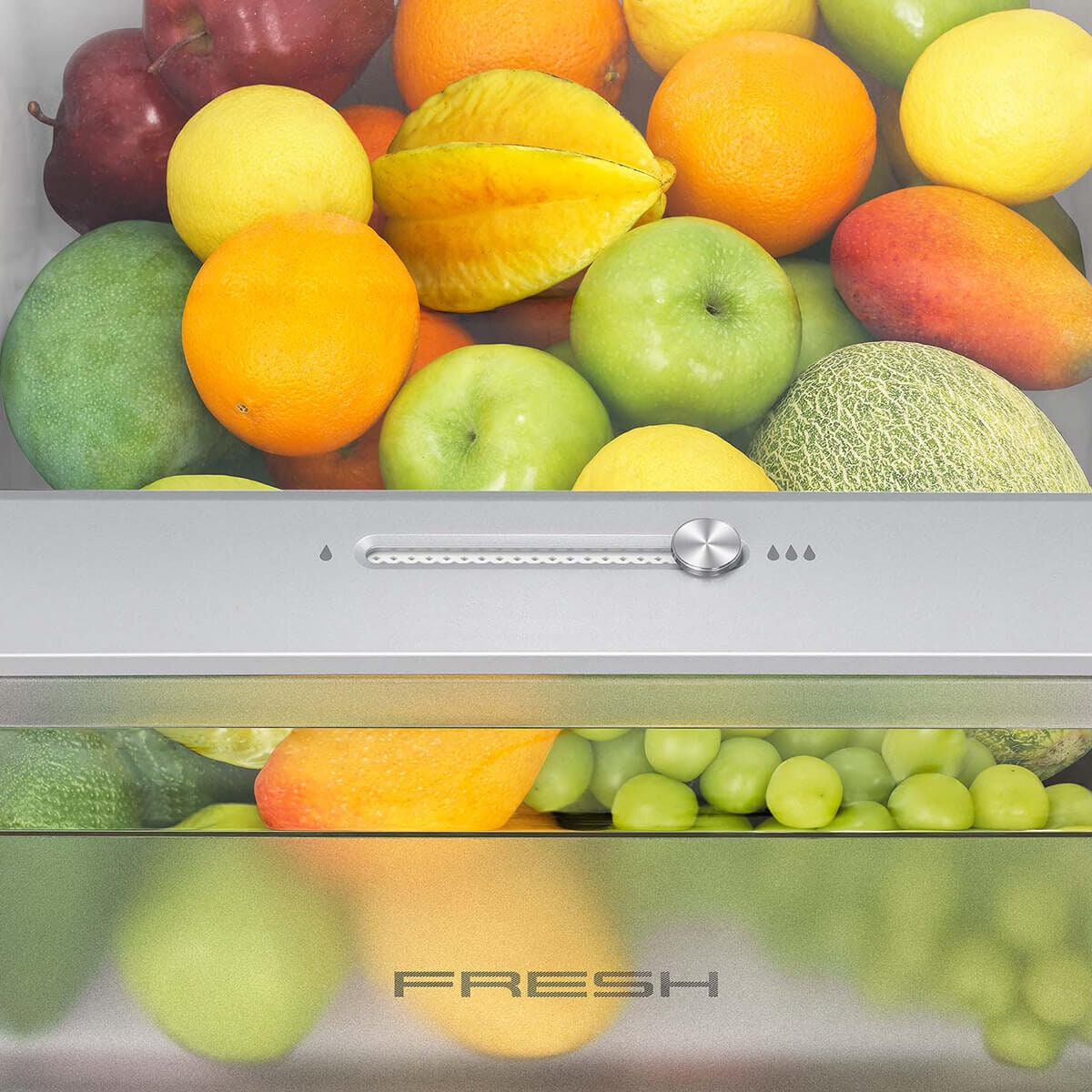 Hisense 541L PureFlat Side by Side Fridge - Charcoal Black, Water Dispenser, 4 Star Energy - HRSBS540BW