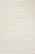 Rug Culture Skandi Large Rug 280x190cm - Natural White Wool, Hand Loomed Flatwoven - SKAN300WHI280X190