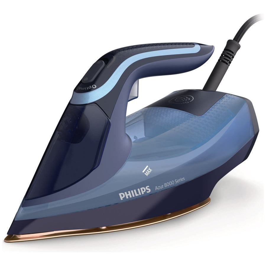 Philips Azur 8000 Series steam iron - 2400W, 240g steam boost, SteamGlide Elite soleplate - DST8020-20