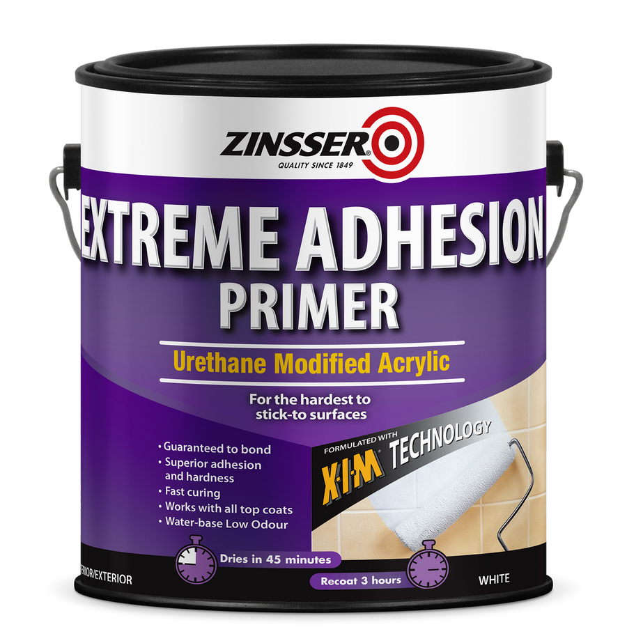 Zinsser Extreme Adhesion Primer - 3.78L - Brush On - Fast Drying - SuperSaverAU - view 1