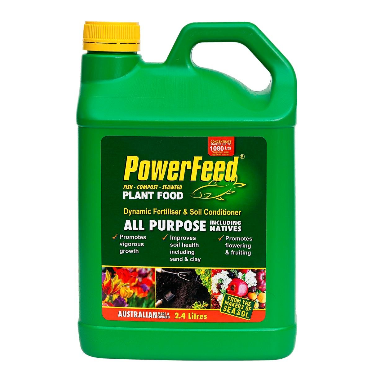 PowerFeed 2.4L Fertiliser Concentrate - Liquid - Boosts Plant Growth - SuperSaverAU - view 1