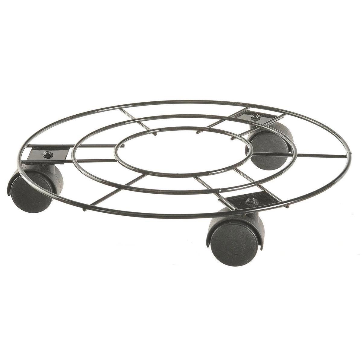 Eden Pot Plant Trolley - 25cm - Wire - Safety Locking Brake - SuperSaverAU - view 1