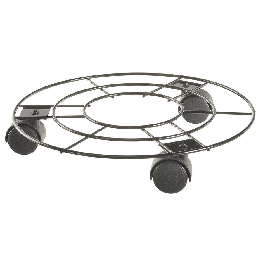 Eden Pot Plant Trolley - 25cm - Wire - Safety Locking Brake - SuperSaverAU - view 1
