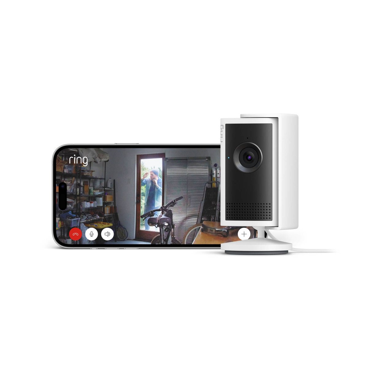 Ring Indoor Camera Plus 2K Security Camera - 50mm x 97mm - White - Night Vision - SuperSaverAU - view 5